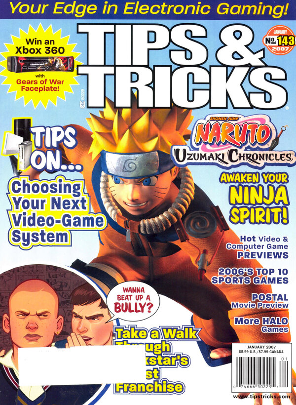 Tips & Tricks Issue 143 (January 2007) cover